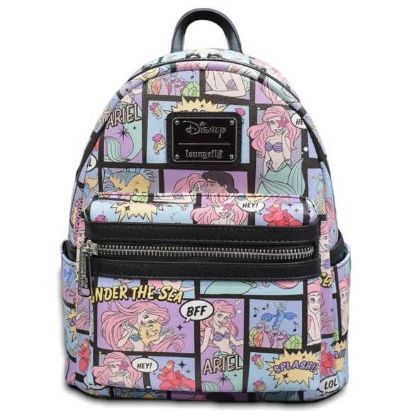 Loungefly | Bags | New Disney Loungefly Little Mermaid Comic  display picture 3